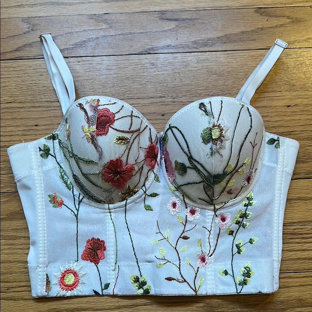 Lydia Floral Bustier S